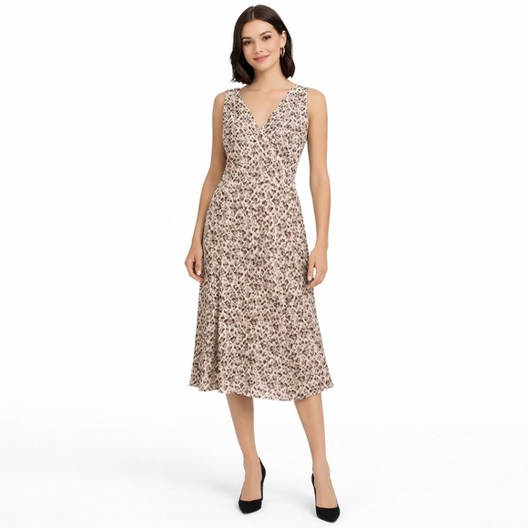 Ann Taylor Dresses & Skirts - Ann Taylor 100% Silk Midi Dress Size 0